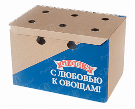 Box for canned vegetables 